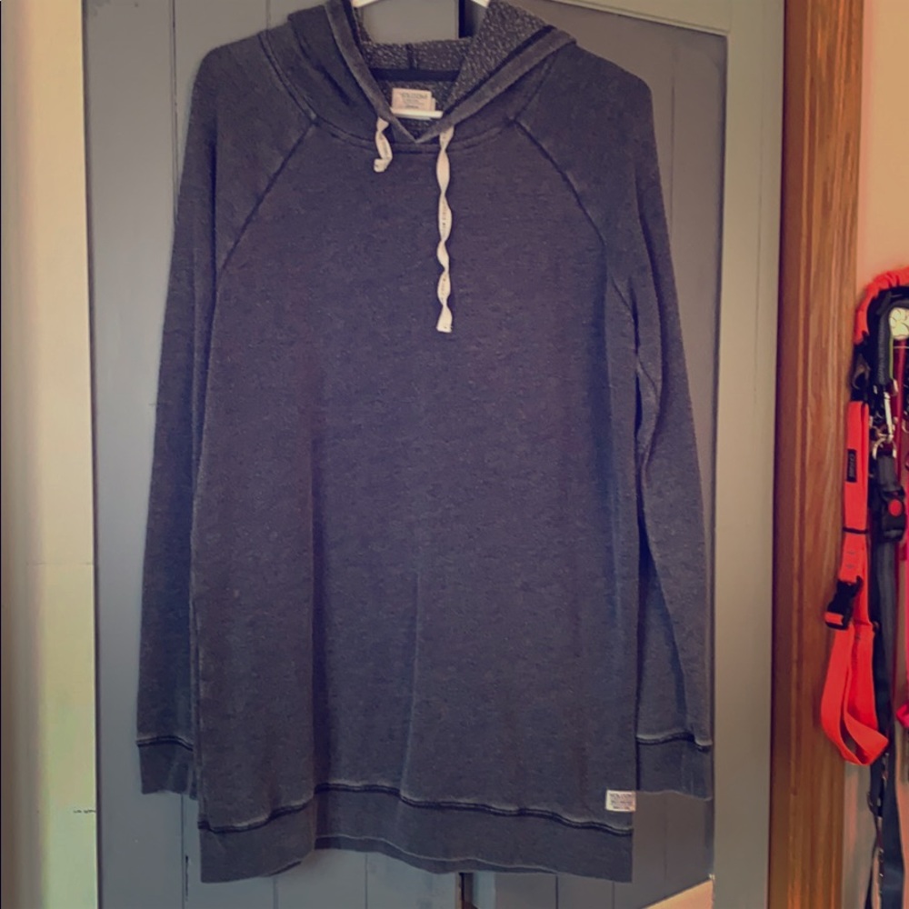 Volcom tunic length hoodie. Size med. Grey.